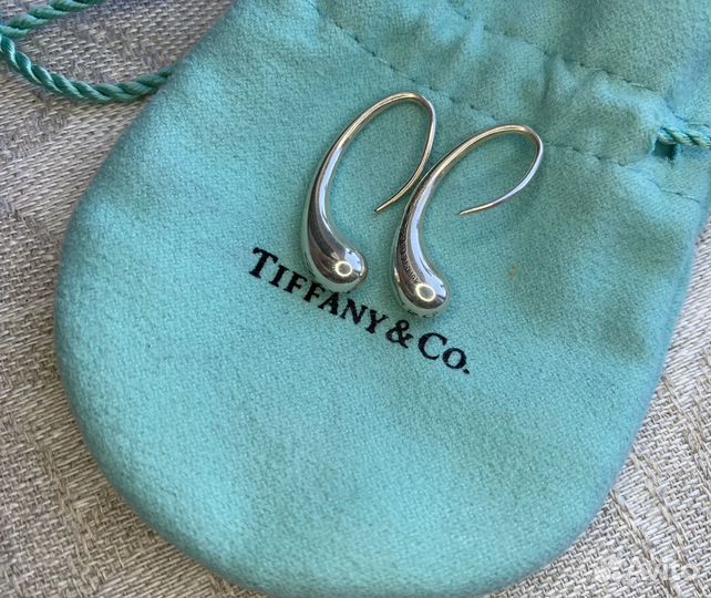 Серебряные серьги Tiffany&Co