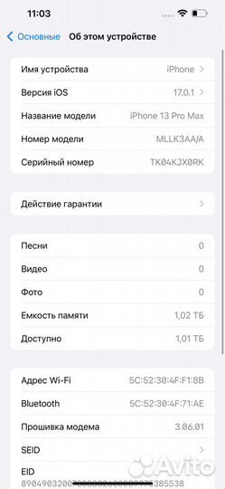 iPhone 13 Pro Max, 1 ТБ