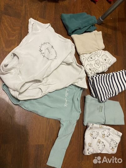 Вещи пакетом на девочку 0-6
