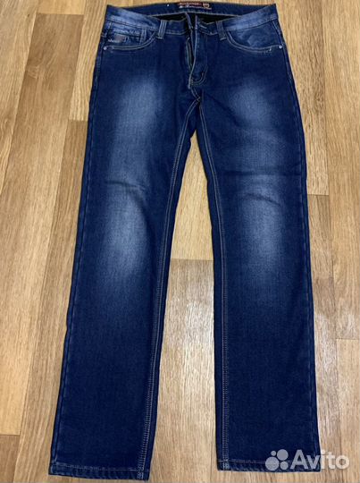 Джинсы мужские с начесом размер 50