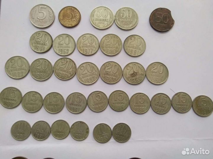 Монеты СССР светлые