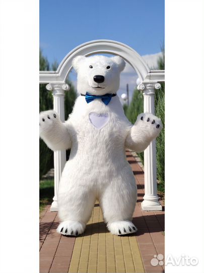 Аниматор. Белый мишка