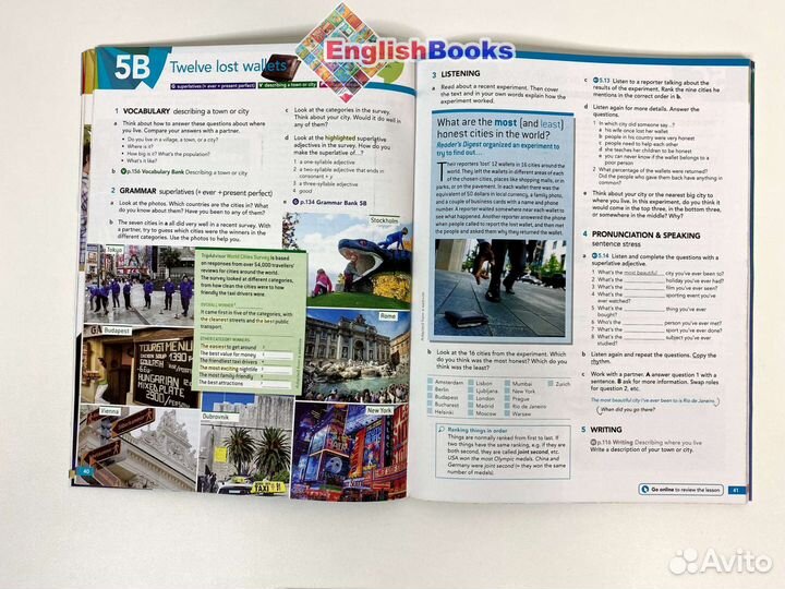 English file 4ed pre- intermediate комплект, новые