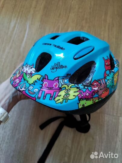 Шлем детский для роликов, велосипеда, р-р 48-54см