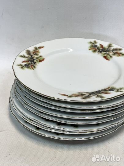 Тарелки япония шишки