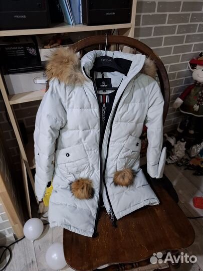 Пуховик 128 аnernuo пух. Очень теплый