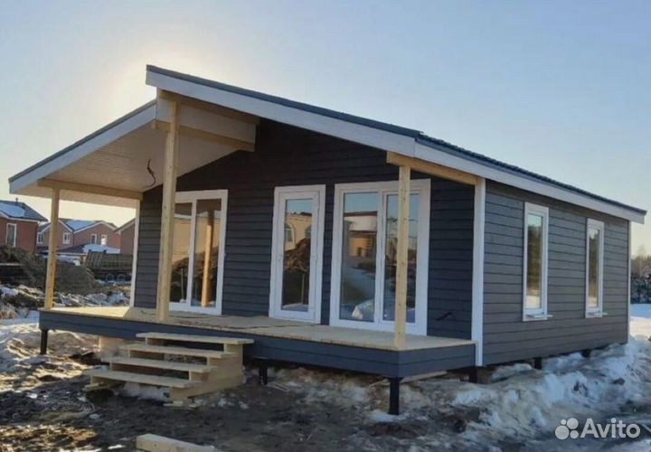 Каркасный дом 8х6