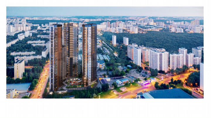 2-к. квартира, 71,8 м², 15/47 эт.