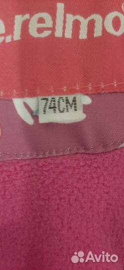 Зимний комбинезон для девочки 74 80