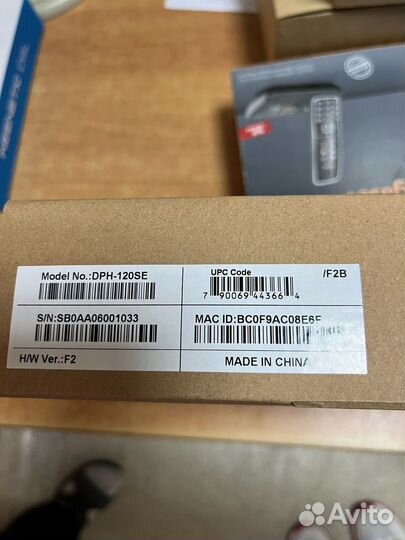 Телефон IP D-Link DPH-120SE/F2B черный