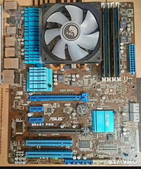 Комплект(6 ядер FX6300+кулер+16Gb) обмен