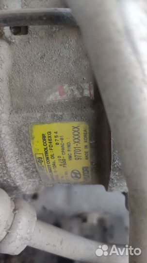 Компрессор кондиционера на Киа Пиканто 2. 11-17