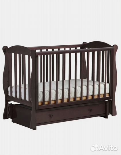 Детская кроватка Кубаночка Лель с маятником