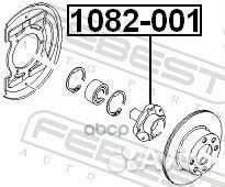 Ступица колеса перед прав/лев 1082001 Febest