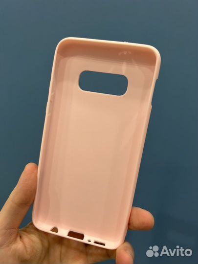 Чехол бампер на Samsung galaxy S10e мраморный