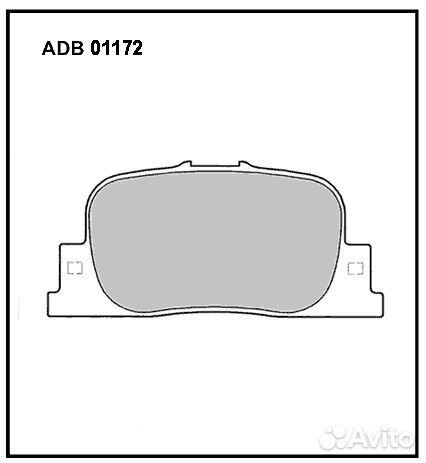 Тормозные колодки задние Toyota Camry2.2i/3.0i 00