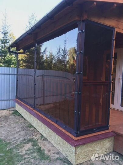 Мягкие окна для беседки