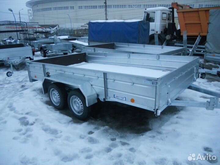Прицеп -тандем для мототехники 3500x2000x400