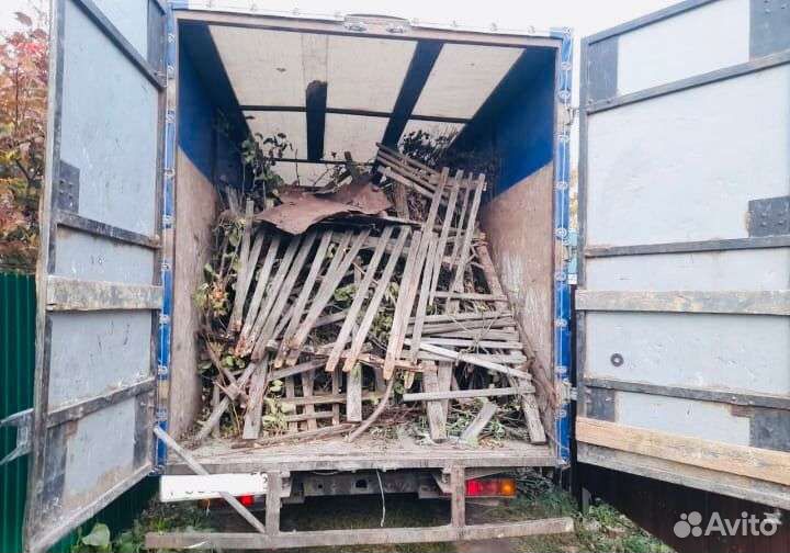 Вывоз мусора, бытового, хлама, строительного