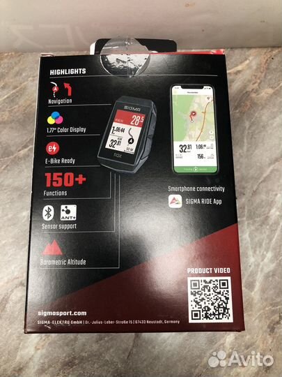Велокомпьютер sigma Rox 11.1 evo