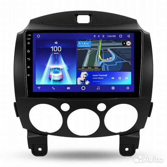 Авто магнитола Mazda 2 Demio Android GPS teyes
