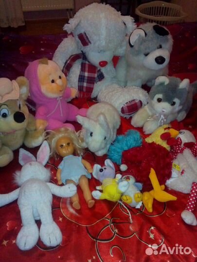 Игрушки мягкие пакетом