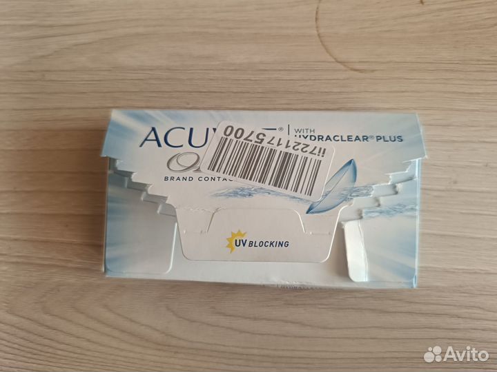 Линзы acuvue oasys двухнедельные -4.75