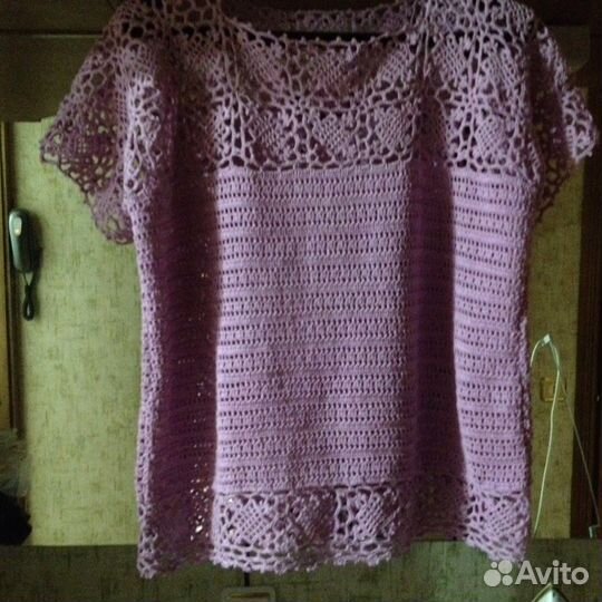 Кофточка, связанная крючком