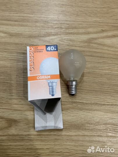 Лампа накаливания матовая