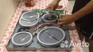 Ремонт электроплит, варочных панелей, духовок