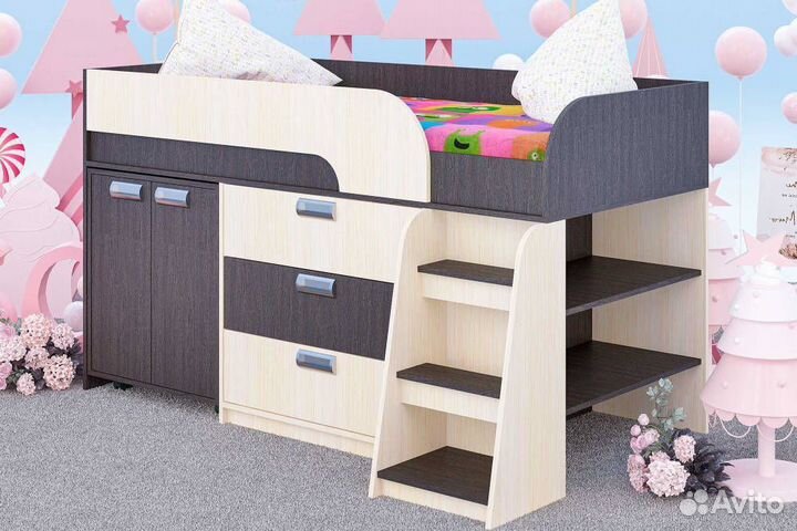 Кровать детская трансформер