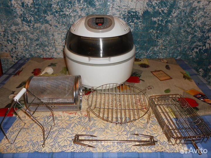 Мультипечь Delimano 3D удобная можно взять на дачу