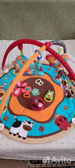 Объёмный классный мягкий Развивающий коврик Торг
