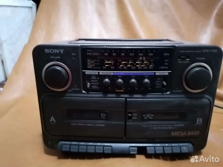 Музыкальный центр Sony без колонок