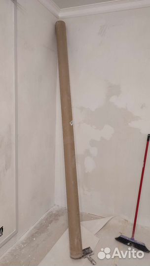 Бумажный тубус 2,7м * 0,12м упаковка