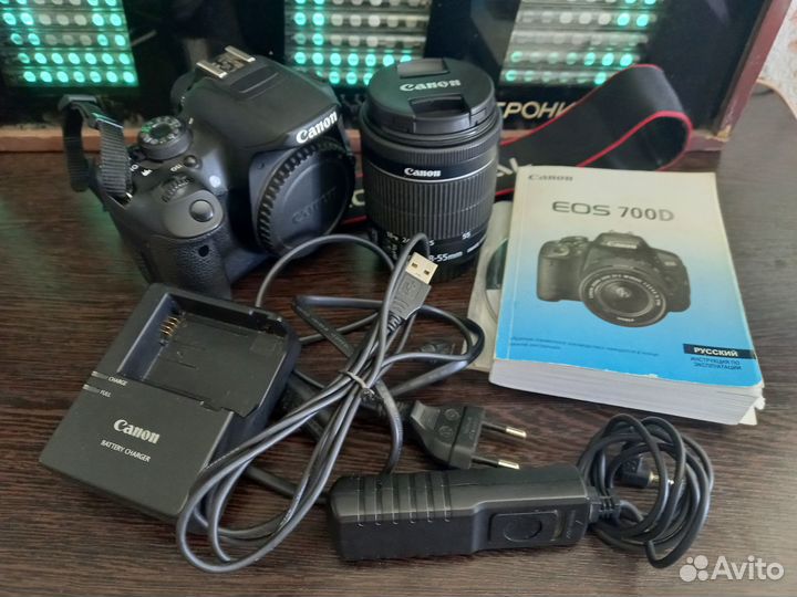 Фотоаппарат Canon 700D + kit 18-55