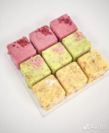 Форма для муссовых пирожных кубики 6*6