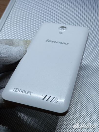 Lenovo A319. Задняя крышка. Оригинал. Белая