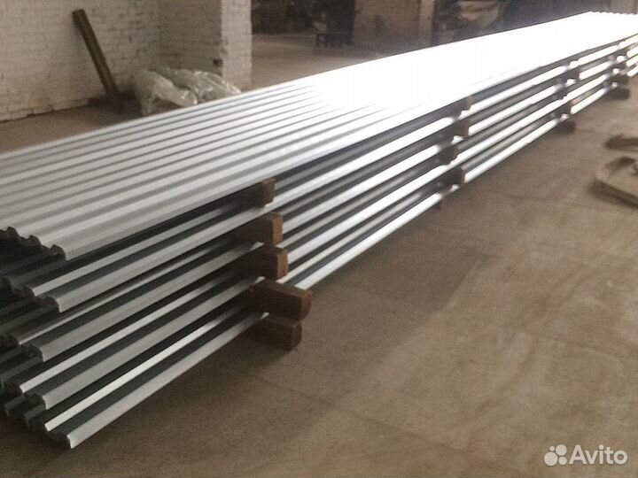 Профнастил с8 для забора за день разного размера