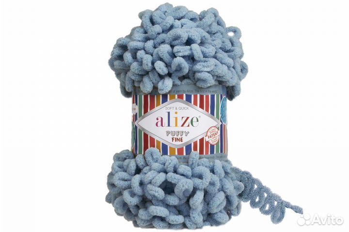 Пряжа Ализе Пуффи Файн (Alize Puffy Fine)