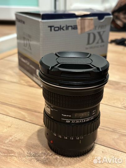 Объектив Tokina 11-16 F2.8 для Canon