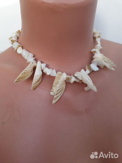 Колье перламутр Винтаж