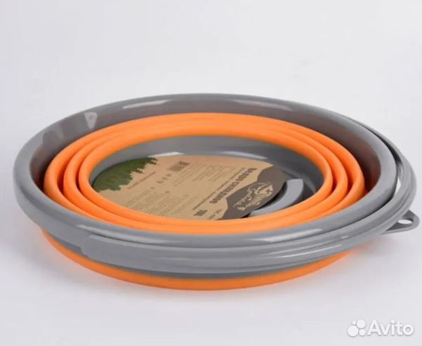 Ведро складное силиконовое 10л Tramp