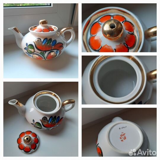 Заварочный чайник, сахарница Вербилки, дфз