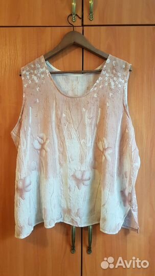 Летняя накидка + топ, разм. 54