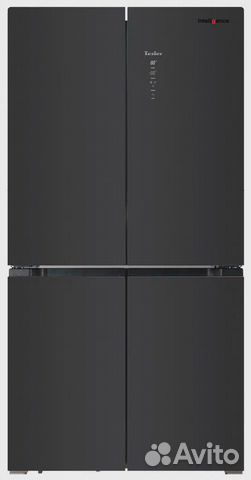 Холодиль�ник Tesler RCD-545I (черное стекло) Новый