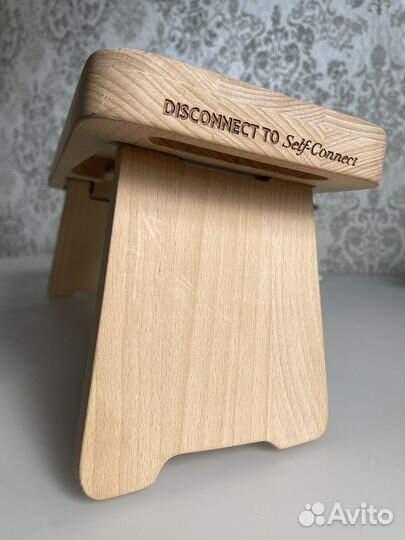 Скамья для медитации из букового дерева