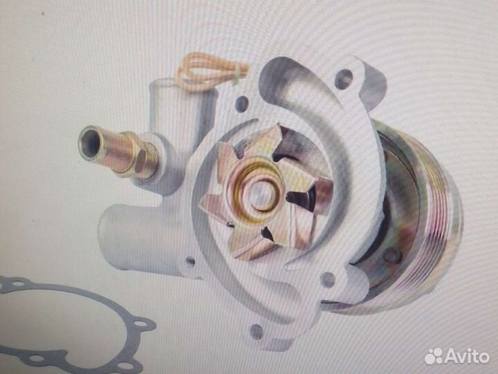 Помпа Газель дв.405 Евро 3 2 электрогидромуфта