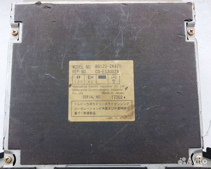 Автомагнитола сд,мд/монитор JVC с двд ресивером