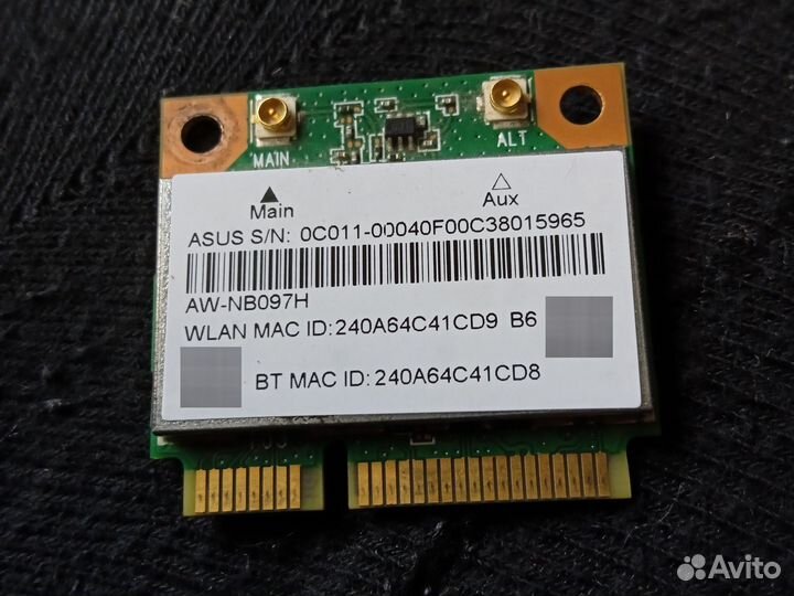 Wi-Fi + Bluetooth адаптер